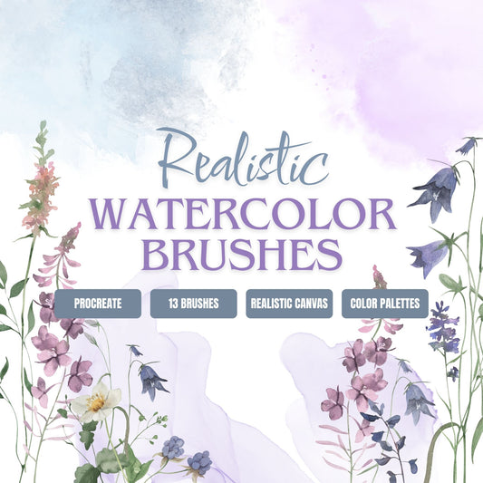 Realistic Water Color Brushes